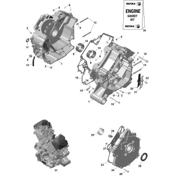01- ROTAX - Crankcase