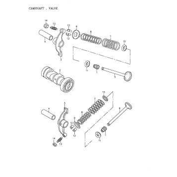 01- Camshaft, Valve