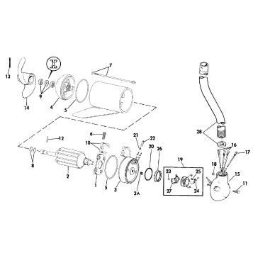 MOTOR AND ADAPTER GROUP / 12 VOLT