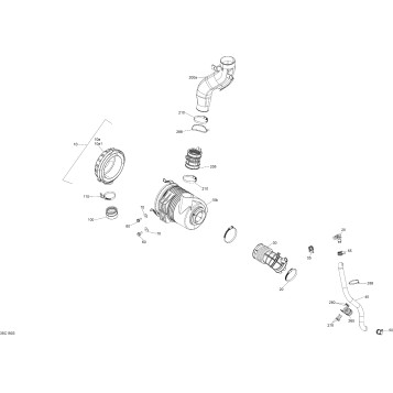 02- Air Intake - HD10 -  XMR