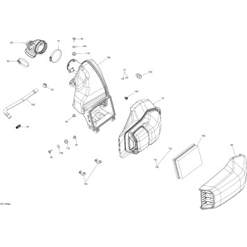 02- Air Intake - Engine - Air Filter / Air Box