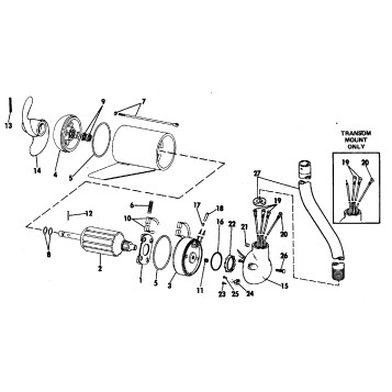 MOTOR AND ADAPTOR GROUP/12 VOLT