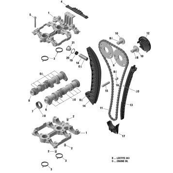 01 ROTAX - Engine - Valve Train - 600 ACE
