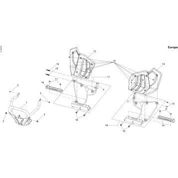 09- Front Bumper And Footrests Europe