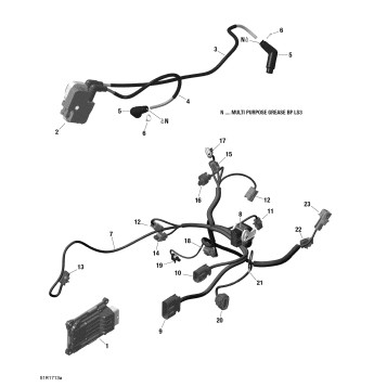 10- Engine Harness and Electronic Module - 1000R EFI (Renegade)_2