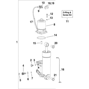 TRIM & TILT HYDRAULIC ASSEMBLY