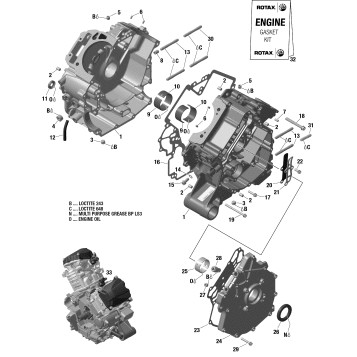 01- Rotax - Crankcase - 2