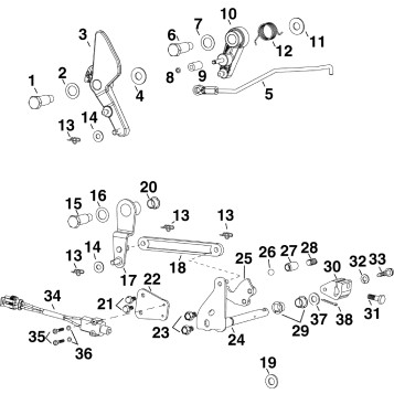 THROTTLE & SHIFT LINKAGE