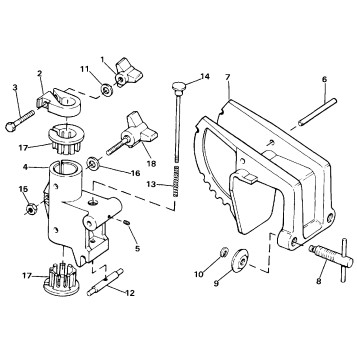 TRANSOM MOUNT STERN BRACKET