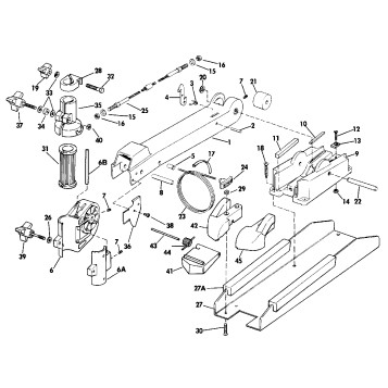 BOW ARM AND DECK BRACKET GROUP