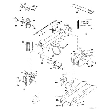 BOW ARM & DECK BRACKET GROUP