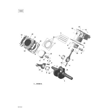 01- Crankshaft, Piston And Cylinder  _02R1423