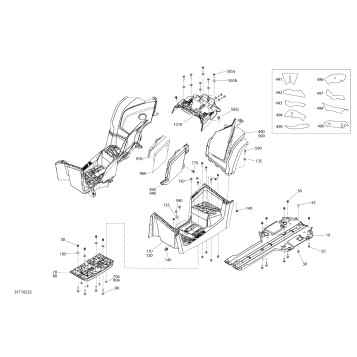 09- Body And Accessories 6X6 MAX - 1000 EFI - Pure Magnesium  -  Middle
