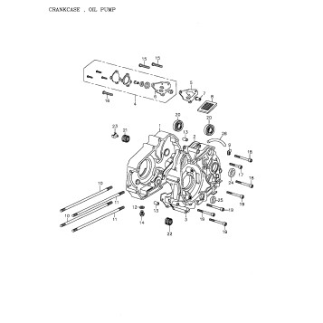 01- Crankcase, Oil Pump
