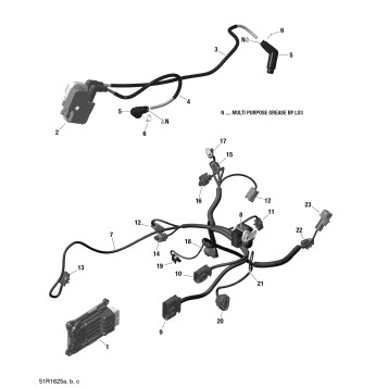 10- Engine Harness and Electronic Module - 1000R EFI (Renegade)_2