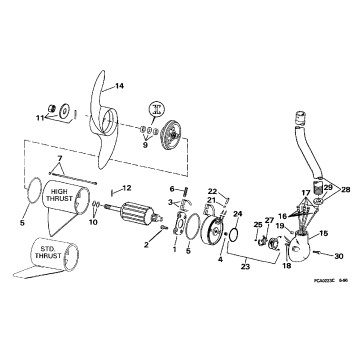 MOTOR & ADAPTER GROUP/12 VOLT