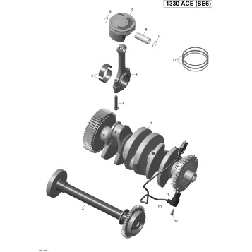 01- Crankshaft, Pistons And Balance Shaft _02R1535