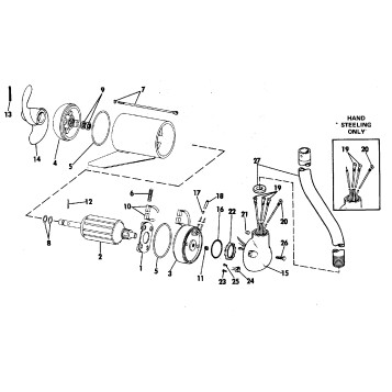 MOTOR AND ADAPTOR GROUP/24 VOLT