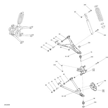 07- Suspension, Front - System - DPS - XT - XTP