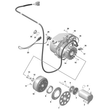 01- ROTAX - Magneto and Electric Starter
