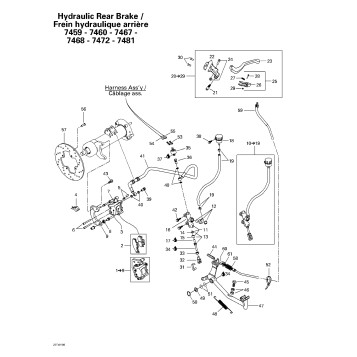 06- Hydraulic Rear Brake (7459 - 7460 - 7467 - 7468 - 7472 - 7481)