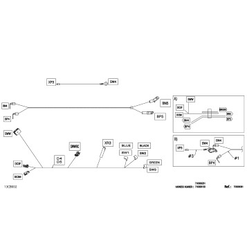 08- Electric - Winch Wiring Harness - 710008183