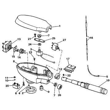 CONTROL HOUSING GROUP/HAND STEERING (