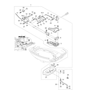 14-3_SHIFT & THROTTLE LINKAGE (REMOTE CONTROL MODELS)