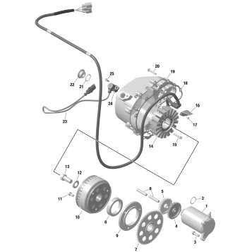 01- ROTAX - Magneto and Electric Starter