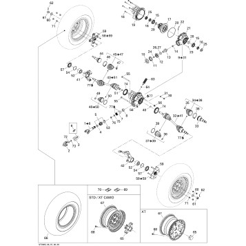 07- Drive System, Front XT