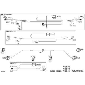 08- Electric - Front Wiring Harness - 710007441