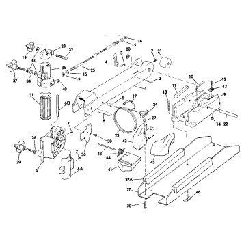 BOW ARM AND DECK BRACKET GROUP