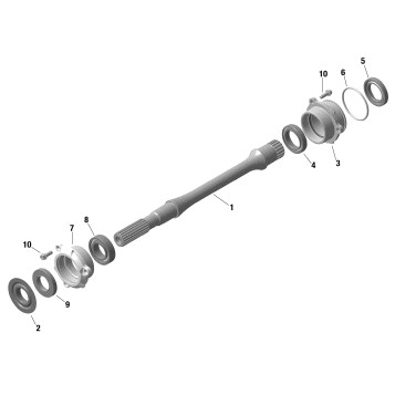 01- Engine - Drive Shaft - 1010 TSS