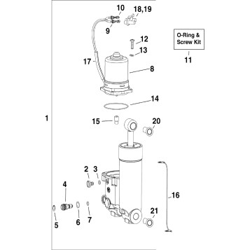 TRIM & TILT HYDRAULIC ASSEMBLY
