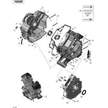 01- Crankcase Turbo _01R1536