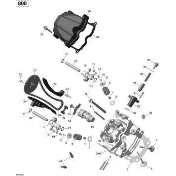01- Cylinder Head, Front