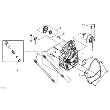 01- Right Crankcase Half