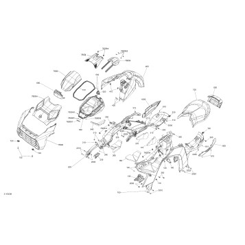 09- Body - Hood / Grill / Driver Seat / Upper Body Module