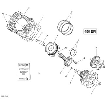 01- ROTAX - Crankshaft and Pistons