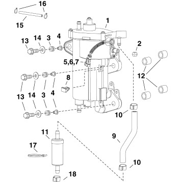 FUEL PUMP & VAPOR SEPARATOR