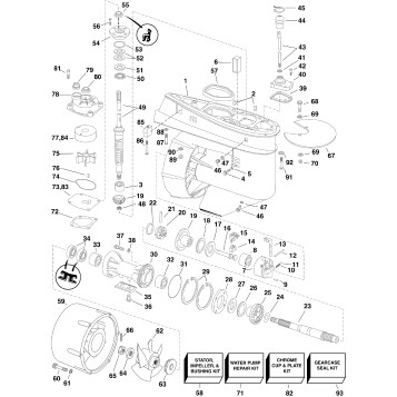GEARCASE, F-Type (MJRL)