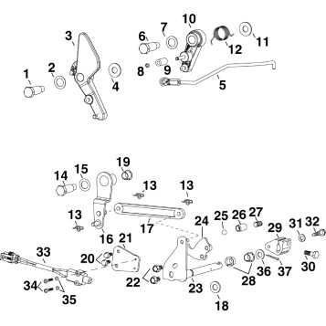 THROTTLE & SHIFT LINKAGE