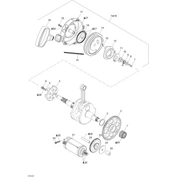 04- Rewind Starter, Electric Starter