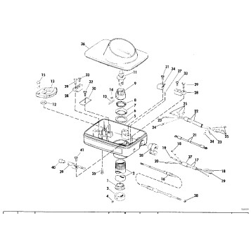 STEERING HOUSING GROUP BOW MOUNT MODELS