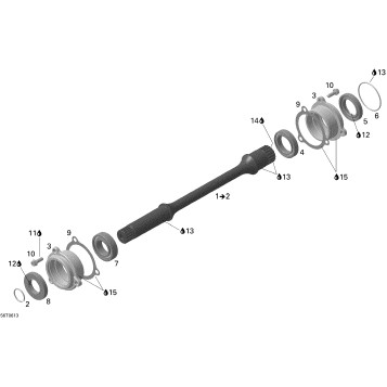 08- Drive Shaft (Up to engine number M6377191)