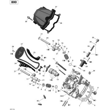 01- Cylinder Head, Front