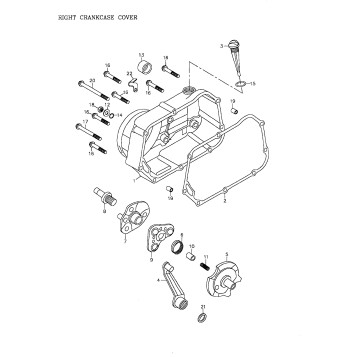 01- Right Crankcase Cover 172-05