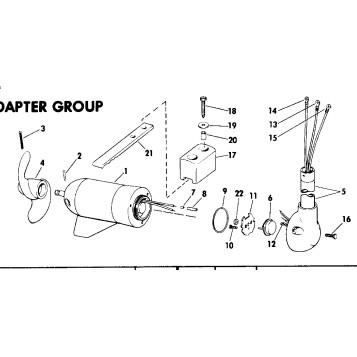 MOTOR AND ADAPTER GROUP