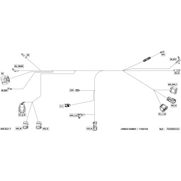 08- Electric - Voltage Regulator Wiring Harness - 710007423