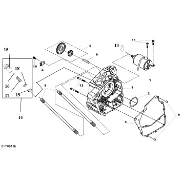 01- Right Crankcase Half